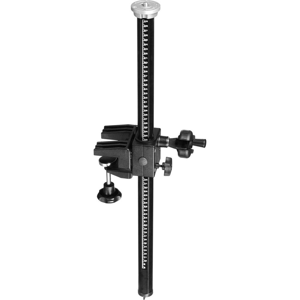 Manfrotto 131TC Table Mount Geared Post with Clamp, Black