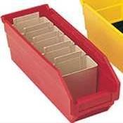 Quantum Storage Bin Cup - 5 1/8in. x 2 3/4in. x 3in. Size, Yellow, Carton of 48