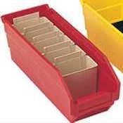 Quantum Storage Bin Cup - 5 1/8in. x 2 3/4in. x 3in. Size, Yellow, Carton of 48