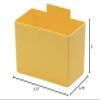Quantum Storage Bin Cup - 5 1/8in. x 2 3/4in. x 3in. Size, Yellow, Carton of 48 view 2