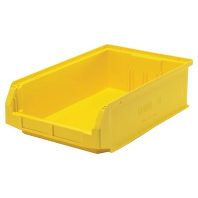 QUANTUM STORAGE SYSTEMS QMS531YL MAGNUM Heavy Duty Part Organizer Yellow Bins 20" L x 13" W x 6" H 6 Pack