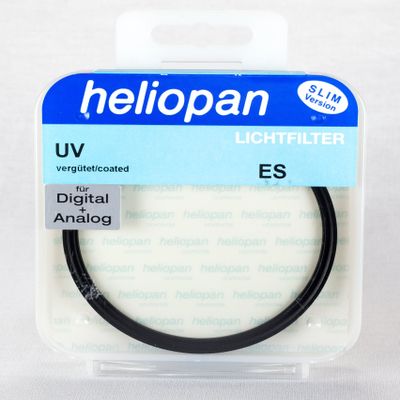 Heliopan 52mm UV Filter (705201) with specialty Schott glass in floating brass ring