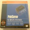 Cisco-Linksys PSUS4 PrintServer for USB with 4 Port Switch view 1