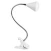 OttLite LED Cone Clip Lamp, Flexible Neck, White view 1