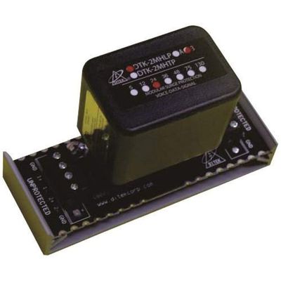 Ditek 2 PR 5V HYB M PLG W/ B - DK-2MHLP5BWB