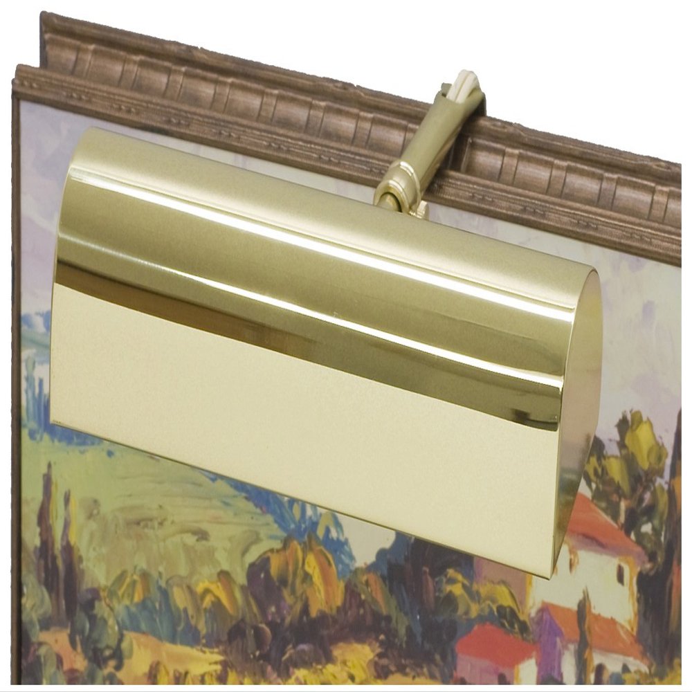 House of Troy T8-61 Traditional Picture Light, 8", Polished Brass