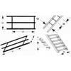 Plastruct STAS-2 N Stair 2 PLS90661 Plastic Building Supplies view 1