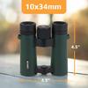 Carson RD Series 10x34mm Open-Bridge Waterproof Compact High Definition Binoculars view 2