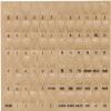 Transparent Braille Computer Keyboard Overlays Stickers (Lexan Material and 3M Adhesive Does Not Slip, Ooze, or Curl) for the Blind and Visually Impaired (Windows PC) view 1