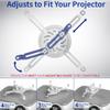 VIVO Universal Extending Ceiling Projector Mount, Height Adjustable Projection, White, MOUNT-VP02W view 3