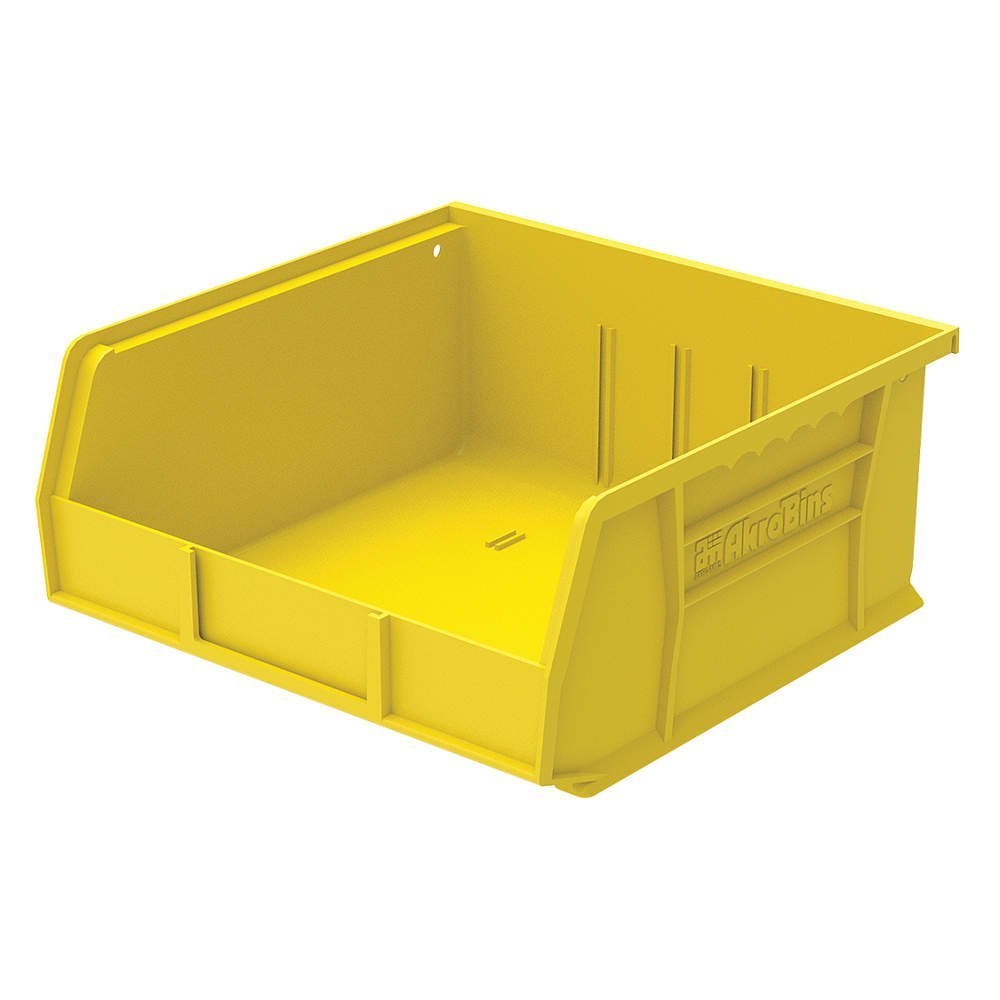 Akrobins For Racks And Panels - 11X10-7/8 X5" - Yellow - Yellow - Lot of 6