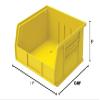 Akrobins For Racks And Panels - 11X10-7/8 X5" - Yellow - Yellow - Lot of 6 view 2