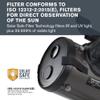Celestron  EclipSmart Safe Solar Eclipse Telescope Filter  Meets ISO 12312-2:2015(E) Standards  Works with Existing 127 and 130 Telescopes  Observe Solar Eclipses and Sunspots  Safe, Snug Fit view 2