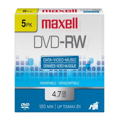 Maxell 635125 DVD-RW Disc