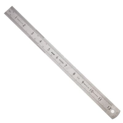 RABONE ! 64R 0-35-401 Precision Steel Rule 300 mm/12 Inch