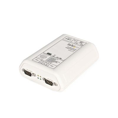 StarTech.com 2 Port RS232 Serial Over IP Ethernet Device Server (NETRS232_2)