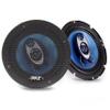 Pyle 6.5" Three-Way Sound Speaker System-180 W RMS/360W Power Handling w/4 Ohm Impedance and 3/4'' Piezo Tweeter for Car Component Stereo,Round Shaped Pro Full Range Triaxial Loud Audio -PL63BL,Blue view 1