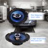 Pyle 6.5" Three-Way Sound Speaker System-180 W RMS/360W Power Handling w/4 Ohm Impedance and 3/4'' Piezo Tweeter for Car Component Stereo,Round Shaped Pro Full Range Triaxial Loud Audio -PL63BL,Blue view 2