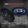 Pyle 4'' x 6'' Three Way Sound Speaker System - Pro Mid Range Triaxial Loud Audio 240 Watt per Pair w/ 4 Ohm Impedance and 3/4'' Piezo Tweeter for Car Component Stereo PL463BL view 2