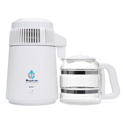 Megahome Countertop Water Distiller, White, Glass Collection