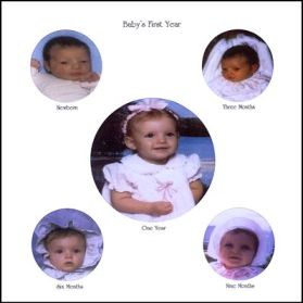 Baby's 1st Year Photo Mat from Romar
