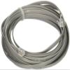 Legrand - C2G RJ12 6C6P Straight Modular Cable, Straight Through Pinned Cable, Silver Modern Cable, 25 Feet, C2G 08114 view 1
