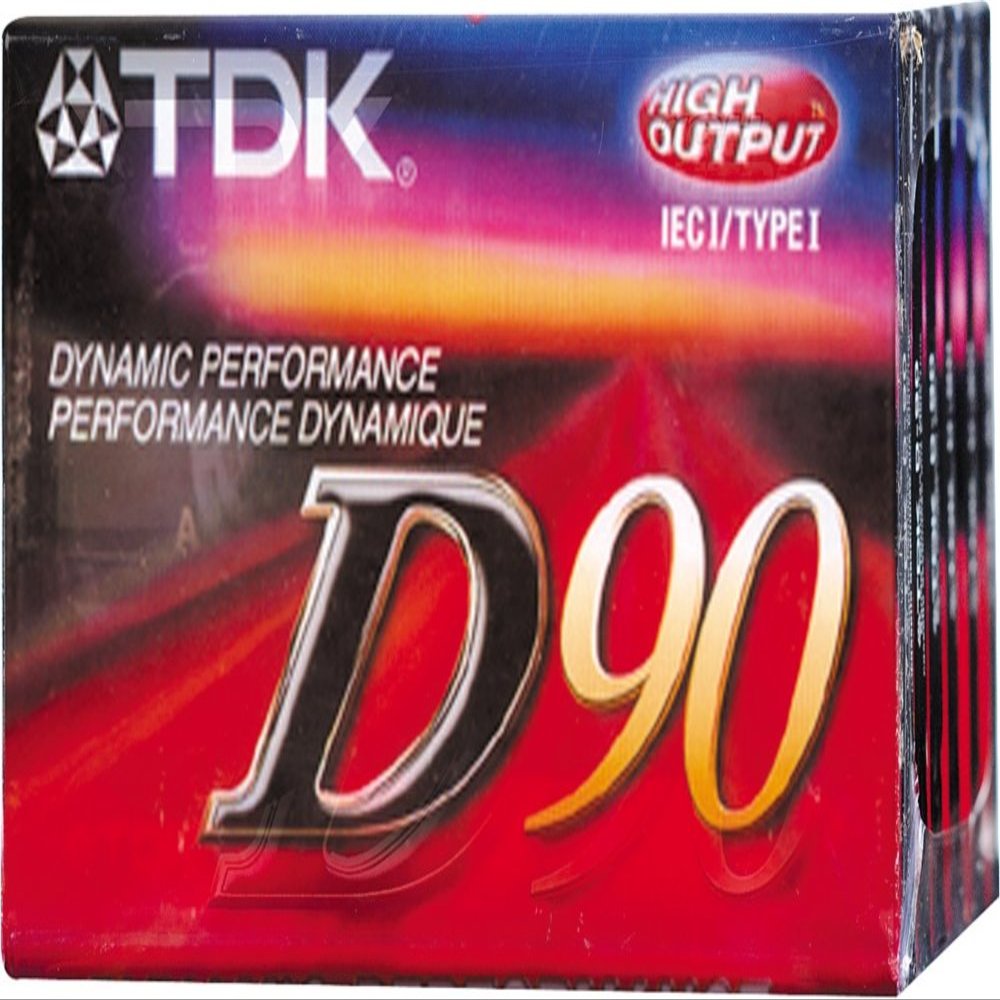 TDK D-90 Cassette 10-Pack, 