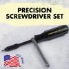 Chapman MFG 6810 Standard +Star Screwdriver Set - 27 Pieces - Includes Standard Allen Hex, Star, Phillips & Slotted Bits, Complete Set Offers 24 USA Made Insert Bits (Yellow Hard Case) view 4