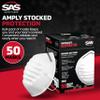 SAS Safety 2985 Non-toxic Dust Mask Box of 50 view 3