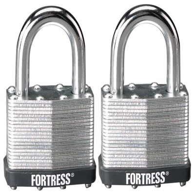 Master Lock 1805T Laminated Steel Padlocks, 2"