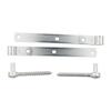 National Hardware N129-767 Screw Hooks/Strap Hinges, 12-Inches, Coated with WeatherGuard Protection, Zinc-Plated view 2