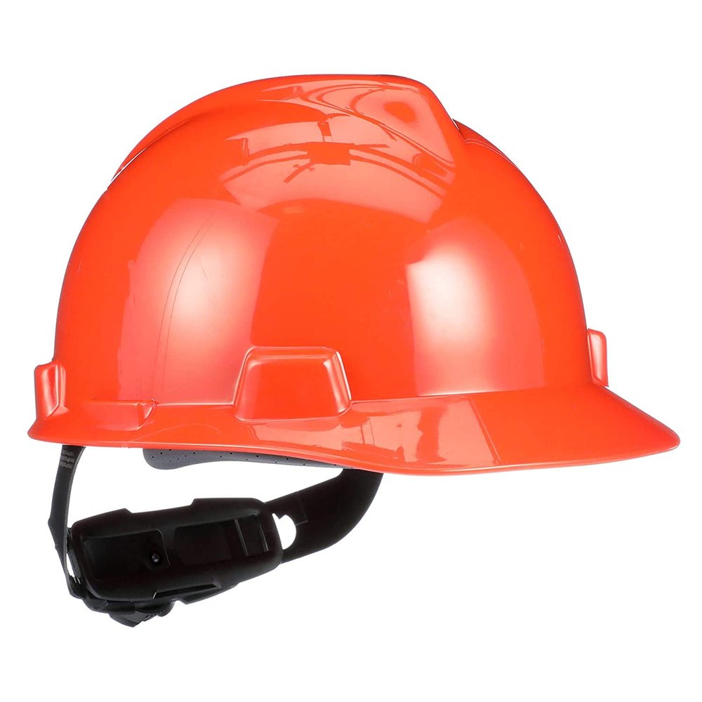 MSA V-Gard Cap Style Safety, Superior Impact Protection, Orange, Standard