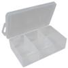 Pico 0006A 4-1/2" x 3" x 1-1/4" Empty 6 Compartment Flex Plastic Kit Box view 1