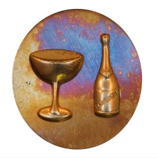 Champagne Dreams Made in The USA Gift Quality Bling personalizes Smartphones, cellphones, Cases etc. Good Luck Charm, Lucky Charm, Amulet and Touchstone Best Gift 2015 Under $15