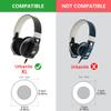 Geekria Comfort Velour Replacement Ear Pads for Sennheiser Urbanite XL Over-Ear Headphones Ear Cushions, Repair Parts with Video Guide (Black) view 3