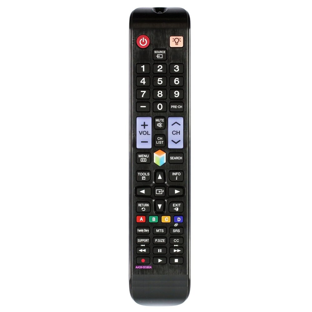 AA59-00580A Replace Remote Fit for Samsung UN32EH5300 UN32EH5300F UN32EH5300FXZA UN40EH5300F UN40ES6100F UN40ES6100FXZA UN40ES6150F UN46ES6100F UN46ES6150 UN46ES6150F UN50EH5300 LCD LED TV