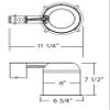 NICOR Lighting 17001R 6" Universal Remodel Housing view 3