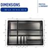 Protoco Tool Box Organization Plastic Tray with 10 Compartment, 16-Inch x 11-Inch x 1.5-Inch, Yellow view 3
