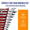 Protoco 2060 Reverse 12 piece Wrench Rack, Tool Organizer for Tool Box, Tool Cart or Wall Mounted, Orange view 3