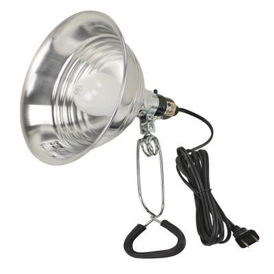 Prime CL050506 Reflector Clamp Lamp with 6-Feet 18/2 SPT-2 Cord, 8.5-Inch