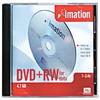 DVD+RW Re-writable, 4.7GB/120 Minutes, Silver, Jewel Case, 5/Pack IMN16804 view 1