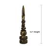 Brass Fleur-de-Lis Lamp Shade Finial view 2