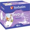 Verbatim 43508 16x Printable DVD+R - Jewel Cased 10 Pack view 1
