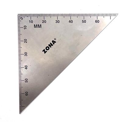 Zona - 37-433 Triangle, Stainless Steel, 3-Inch