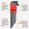 Bondhus 10946 Set of 6 Balldriver L-wrenches, sizes 1.5-5mm view 2