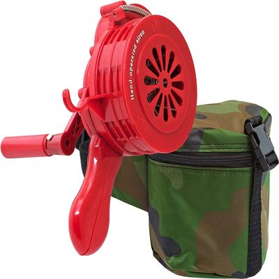 Vixen Horns Hand Crank Siren, Loud Portable Air-raid Hand Held Siren, Manual Operated Siren Horn, Handheld Fire Alarm Tornado Air Raid Siren (Plastic), VXS-1000P