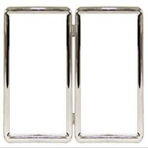 Our fine silver duo with rounded corners by Dennis Daniels - 5x7