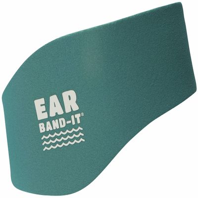 Earvolution Original Ear Band-It Swimming Headband - American Brand, Doctor-Invented - for Kids & Adults - Sensory-Friendly - Keep Ears Dry & Prevent Swimmer's Ear, Holds Earplugs in, (Teal, Large)