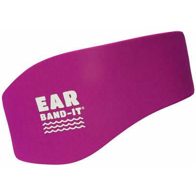 Earvolution Original Ear Band-It Swimming Headband, American Brand, Doctor-Invented - for Kids & Adults - Sensory-Friendly - Keep Ears Dry & Prevent Swimmer's Ear, Holds Earplugs In, (Magenta - Large)