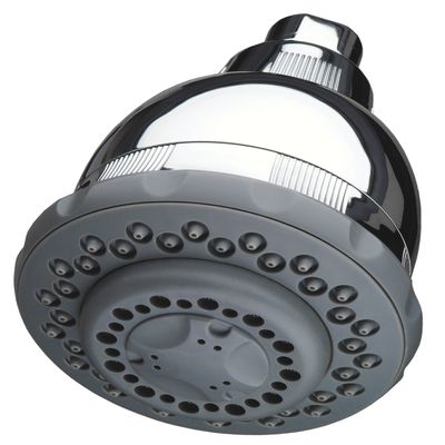 Culligan Wall-Mounted Water Filtered Shower Head with Massage, Chrome Finish